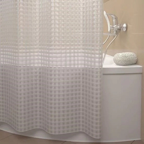 Штора для ванны Iddis Stereo Square 500E18Si11 Штора для ванны Iddis Stereo Square 500E18Si11