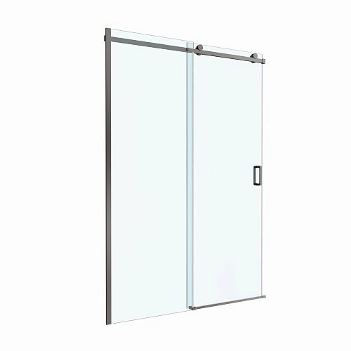 Душевая дверь BelBagno SOFT_CLOSE-2-BF-1-140-C-GM 140 см, профиль оружейная сталь, стекло прозрачное Душевая дверь BelBagno SOFT_CLOSE-2-BF-1-140-C-GM 140 см, профиль оружейная сталь, стекло прозрачное