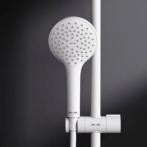 Душевая система AM.PM Gem F0790033 верхний душ d220 мм, штанга 1030-1460 мм Душевая система AM.PM Gem F0790033 верхний душ d220 мм, штанга 1030-1460 мм