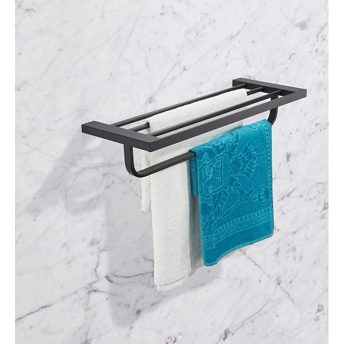 Полотенцедержатель Milacio Ultra (MCU.955.MB) настенная черный матовый Полотенцедержатель Milacio Ultra (MCU.955.MB) настенная черный матовый