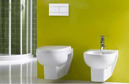 Клавиша смыва Jacob Delafon белая, глянцевая, пластик, механическая E4316-00 Клавиша смыва Jacob Delafon белая, глянцевая, пластик, механическая E4316-00