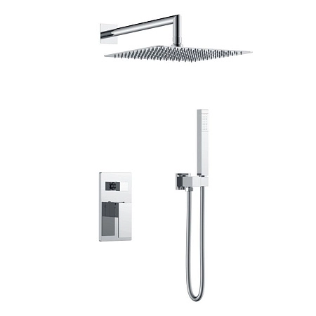 Верхний душ Boheme 421-CR Chrome 30x30cm