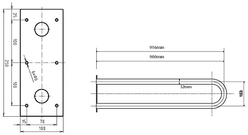Поручень Bemeta HELP program 301102994 Поручень Bemeta HELP program 301102994
