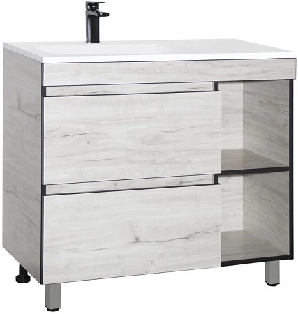 Раковина Style Line Барселона 90 x 45 см, белая, левая СС-00002252 Раковина Style Line Барселона 90 x 45 см, белая, левая СС-00002252