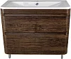 Тумба под раковину Style Line Атлантика 90, Люкс старое дерево, PLUS СС-00002211
