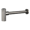 Сифон для раковины AQUAme AQM7010GM латунный, Gun metal