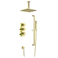 Душевая система Timo Selene SX-2229/17SM встраиваемая с термостатом золото матовое Душевая система Timo Selene SX-2229/17SM встраиваемая с термостатом золото матовое