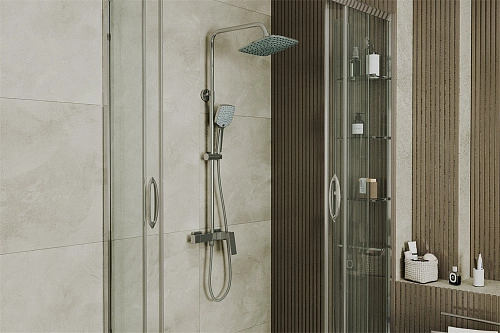 Душевая система RUSH Thira без излива (TR3635-40) Душевая система RUSH Thira без излива (TR3635-40)