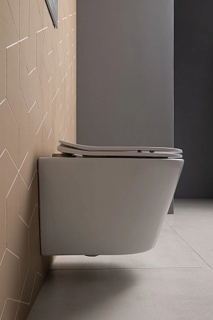 Унитаз подвесной Aquanet Atago 3.0 Tornado 00348006 с сиденьем, белый