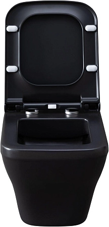 Унитаз подвесной Allen Brau Infinity 4.21011.31 с крышкой, черный матовый