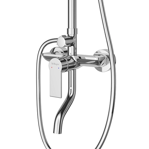 Душевая система BelBagno AURORA-VSCM-CRM хром Душевая система BelBagno AURORA-VSCM-CRM хром