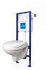 Комплект унитаз с инсталляцией Cersanit DELFI (S-SET-DEL/Vec/TPL/L10Bi-w)