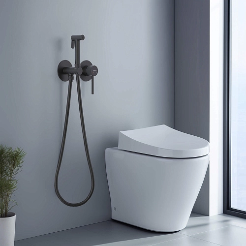 Гигиенический душ Aquatek ЕВРОПА AQ1319MB Черный матовый, встраиваемый Гигиенический душ Aquatek ЕВРОПА AQ1319MB Черный матовый, встраиваемый