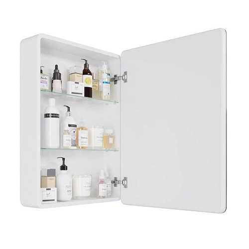 Зеркальный шкаф Lemark ELEMENT 60х80 см петли справа, с подсветкой, с розеткой, белый LM60ZS-E Зеркальный шкаф Lemark ELEMENT 60х80 см петли справа, с подсветкой, с розеткой, белый LM60ZS-E