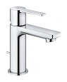 Смеситель для раковины GROHE Lineare New с донным клапаном, XS-Size, хром (32109001) Смеситель для раковины GROHE Lineare New с донным клапаном, XS-Size, хром (32109001)