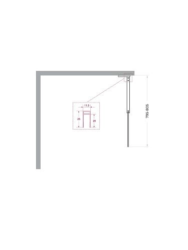 Душевая перегородка BelBagno UNO-L-1-TB-80-C-GM 80 см, профиль оружейная сталь, стекло прозрачное Душевая перегородка BelBagno UNO-L-1-TB-80-C-GM 80 см, профиль оружейная сталь, стекло прозрачное