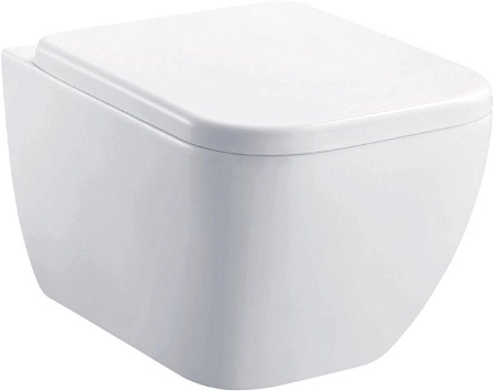 Унитаз подвесной Allen Brau Infinity 4.21004.20 с крышкой, белый глянец