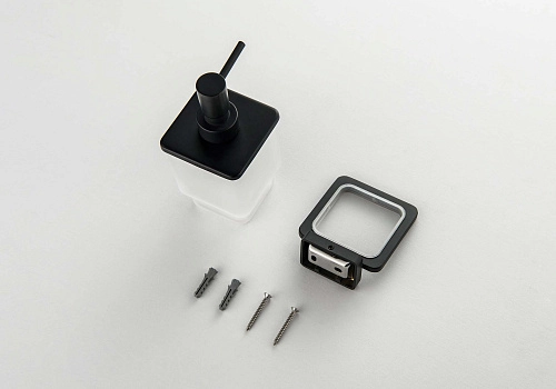 Дозатор жидкого мыла Aquatek ЛИБРА AQ4305MB черный матовый Дозатор жидкого мыла Aquatek ЛИБРА AQ4305MB черный матовый