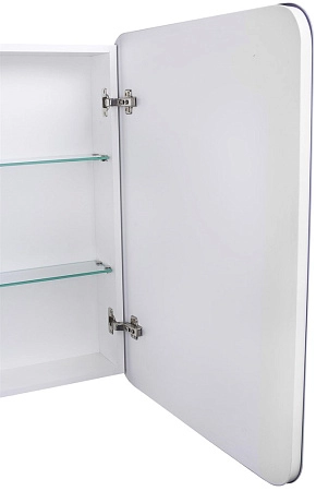 Зеркальный шкаф Style Line Каре 55 х 80 см, с подсветкой, сенсорное, подвесное, СС-00002334