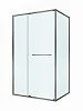 Душевой уголок CEZARES LUX-AH-FS-11-120/90-C-GM 120x90 см, профиль оружейная сталь, стекло прозрачное