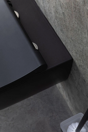 Унитаз подвесной Allen Brau Priority 4.31001.31 с крышкой, черный матовый