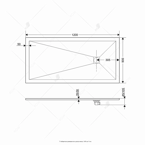 Душевой поддон RGW Stone Tray ST-Co прямоугольный Бетон \ Цемент 16152912-10 Душевой поддон RGW Stone Tray ST-Co прямоугольный Бетон \ Цемент 16152912-10