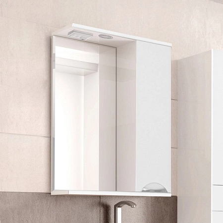 Зеркальный шкаф Style Line Жасмин 60/С ЛС-00000040 Зеркальный шкаф Style Line Жасмин 60/С ЛС-00000040