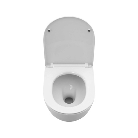 Унитаз подвесной BelBagno UNO-TOR BB5177CH-TOR/SC безободковый c сиденьем Унитаз подвесной BelBagno UNO-TOR BB5177CH-TOR/SC безободковый c сиденьем