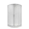 Душевой уголок Niagara Nova NG-6686-08 (80x80x195) полукруг, двери раздвижные, 66860811