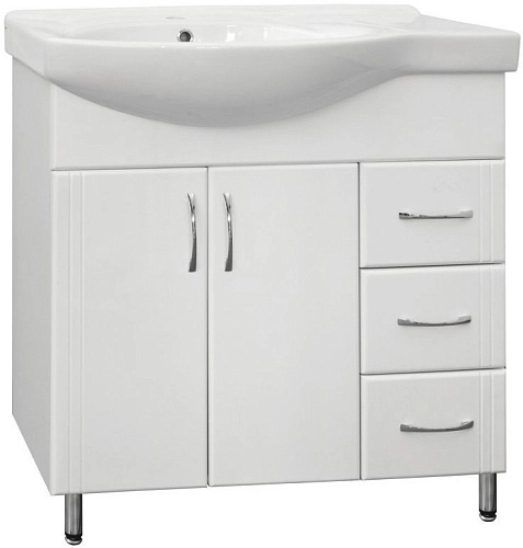 Тумба под раковину Style Line Эко Стандарт 25 (3 ящ.) ЛС-00000109 Тумба под раковину Style Line Эко Стандарт 25 (3 ящ.) ЛС-00000109