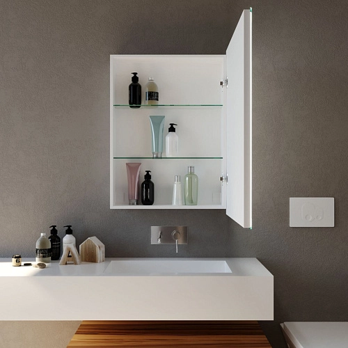 Зеркальный шкаф Silver mirrors Киото Flip 60 (LED-00002474) Зеркальный шкаф Silver mirrors Киото Flip 60 (LED-00002474)