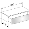 Тумба под раковину Keuco Edition 400 31751YY0000, 1050х289х535 мм Тумба под раковину Keuco Edition 400 31751YY0000, 1050х289х535 мм