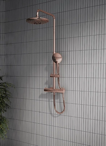 Душевая система Vitra Aquaheat A4720526EXP термостатическая, медь Душевая система Vitra Aquaheat A4720526EXP термостатическая, медь