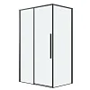 Душевой уголок GROSSMAN Galaxy 100.K33.01.130.21.00-200.K33.01.80.21.00 (130х80х195) раздвижная,черный матовый,стекло прозрачное