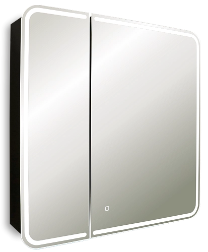 Зеркальный шкаф SILVER MIRRORS 805x800 Alliance - BLACK (LED-00002611) Зеркальный шкаф SILVER MIRRORS 805x800 Alliance - BLACK (LED-00002611)