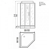 Душевая кабина River PENTA Б/К 90 10000000931 Душевая кабина River PENTA Б/К 90 10000000931