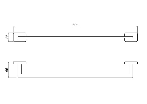 Полотенцедержатель Aquatek ЛИБРА AQ4320CR хром Полотенцедержатель Aquatek ЛИБРА AQ4320CR хром