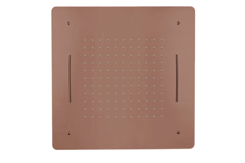 Верхний душ Boheme 428-BRB 2-х функциональный из нержавеющей стали Brushed Bronze Верхний душ Boheme 428-BRB 2-х функциональный из нержавеющей стали Brushed Bronze