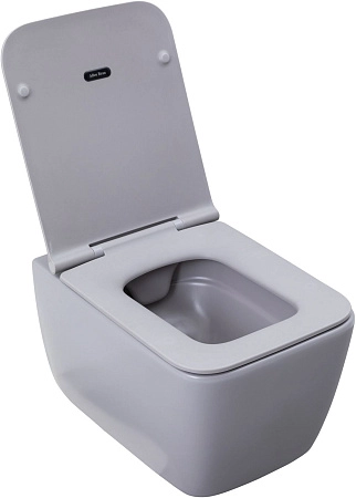 Унитаз подвесной Allen Brau Liberty 4.33007.AN с крышкой, антрацит