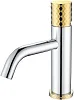 Смеситель для раковины Boheme STICK CHROME DIAMOND GOLD 121-CRG