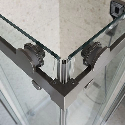 Душевой уголок BelBagno MARINO-2-AH-2-120/90-C-GM 120x90 см, профиль оружейная сталь, стекло прозрачное Душевой уголок BelBagno MARINO-2-AH-2-120/90-C-GM 120x90 см, профиль оружейная сталь, стекло прозрачное