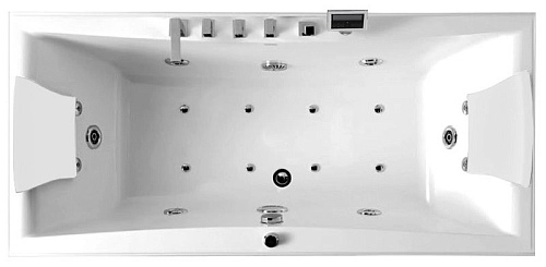 Акриловая ванна Gemy G9076 K 177x81 прямоугольная, универсальная, гидромассажная Акриловая ванна Gemy G9076 K 177x81 прямоугольная, универсальная, гидромассажная