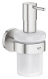 Дозатор жидкого мыла GROHE Essentials с держателем, суперсталь (40448DC1) Дозатор жидкого мыла GROHE Essentials с держателем, суперсталь (40448DC1)