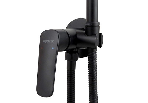 Гигиенический душ Aquatek ВЕГА AQ1019MB черный матовый Гигиенический душ Aquatek ВЕГА AQ1019MB черный матовый