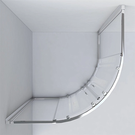 Душевой уголок Vincea Garda VSQ-1G100CL, 1000x1000, хром, стекло прозрачное