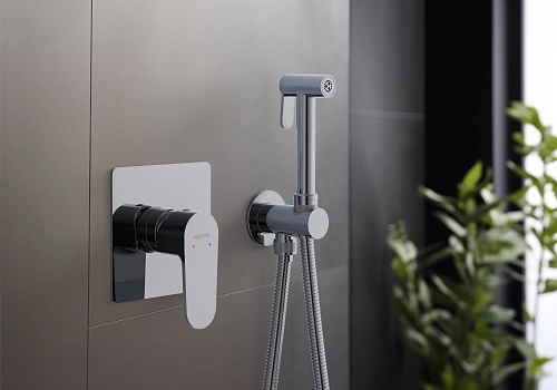 Гигиенический душ Aquatek ОБЕРОН AQ1219CR Хром, встраиваемый Гигиенический душ Aquatek ОБЕРОН AQ1219CR Хром, встраиваемый