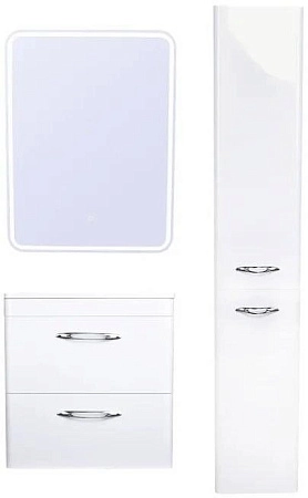 Зеркальный шкаф Style Line Каре 60x80 с подсветкой, сенсор на зеркале СС-00002274