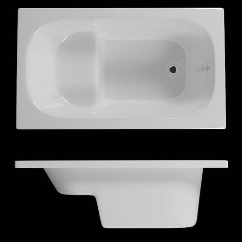 Акриловая ванна Riho Petit BZ2500500000000 120х70 Акриловая ванна Riho Petit BZ2500500000000 120х70