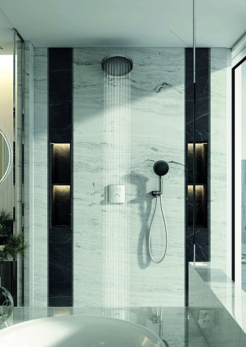 Душевая система Kaiser Sano с термостатом скрытого монтажа хром 08577 Душевая система Kaiser Sano с термостатом скрытого монтажа хром 08577