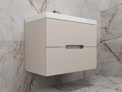 Тумба под раковину Style Line Матис 80, Classic 80, (2 ящика), крем, эмаль подвесная ЛС-00002308 Тумба под раковину Style Line Матис 80, Classic 80, (2 ящика), крем, эмаль подвесная ЛС-00002308